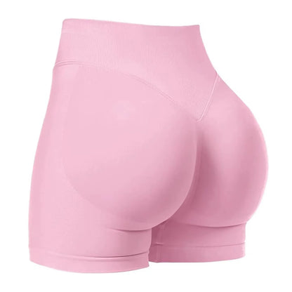 Pilates Knit Shorts Medium Intensity Training High Stretch Peach Hips No Awkward Lines Casual Fitness